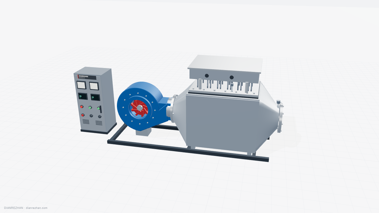 Duct Heater 3D assembly preview